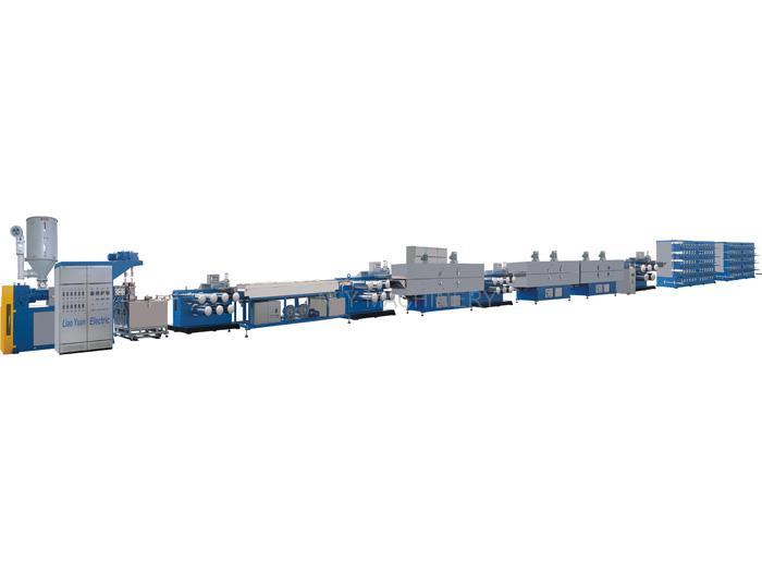 Monofilament extruding line for industrial net